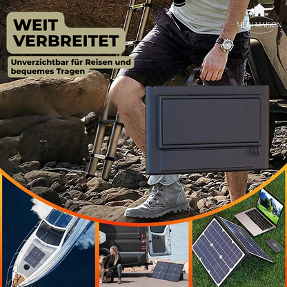 Portable 1000W Solar Power Kit with USB Charging