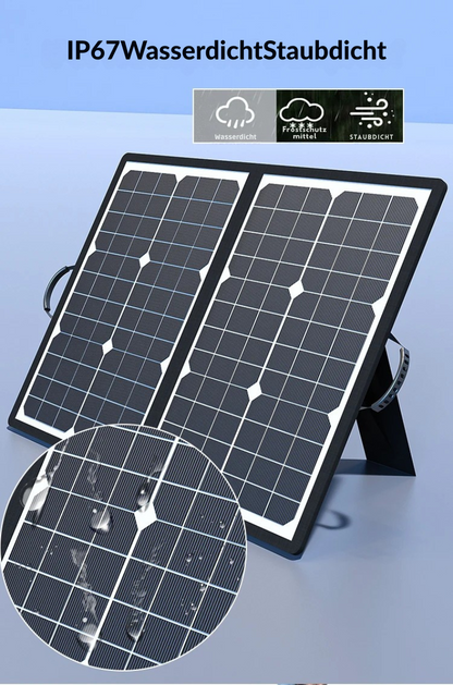Portable 1000W Solar Power Kit with USB Charging