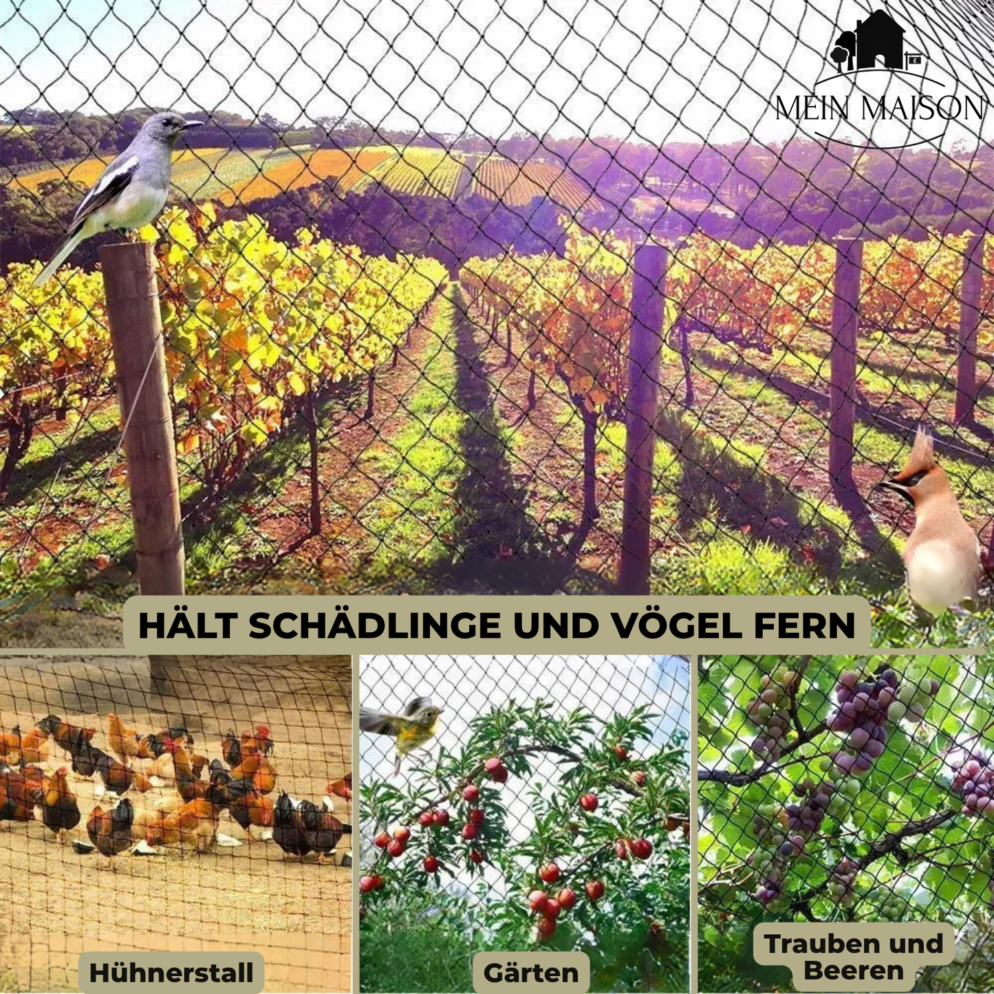 Durable Gardening Net UV Protection Cover