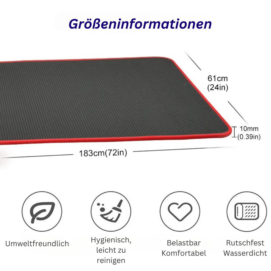 Premium Thick Grip Yoga Mat for Maximum Support