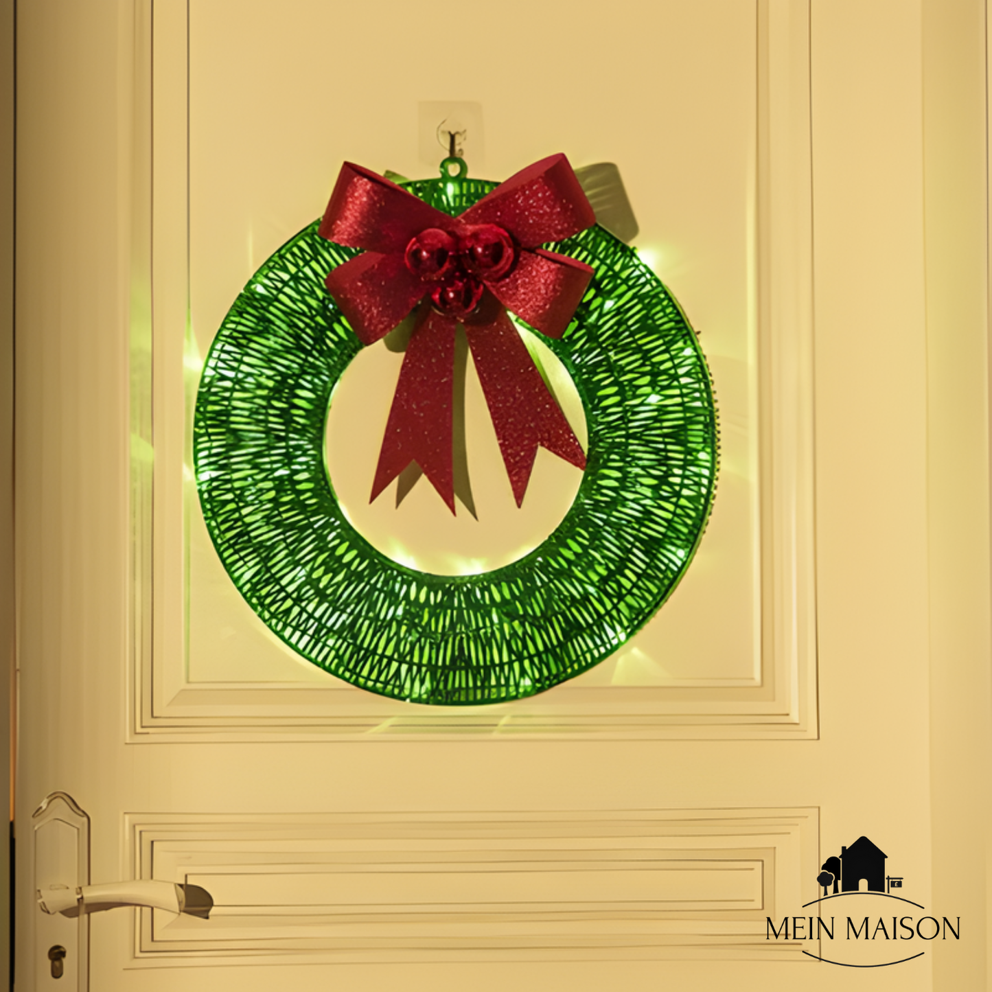 Bright Christmas Wreath for Home Decor
