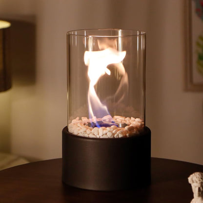 Clean Burning Glass Tabletop Bioethanol Fireplace