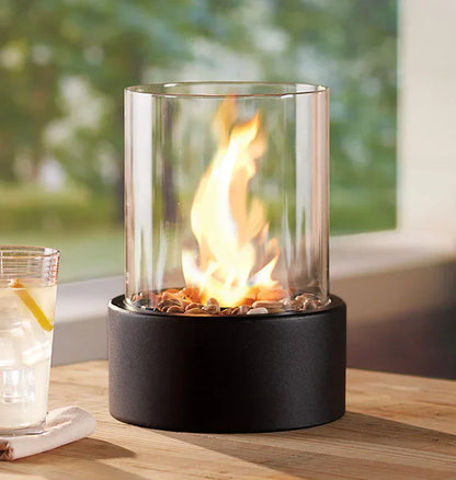 Clean Burning Glass Tabletop Bioethanol Fireplace