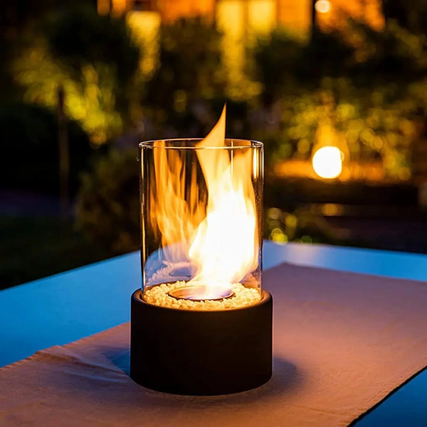 Clean Burning Glass Tabletop Bioethanol Fireplace - Befez
