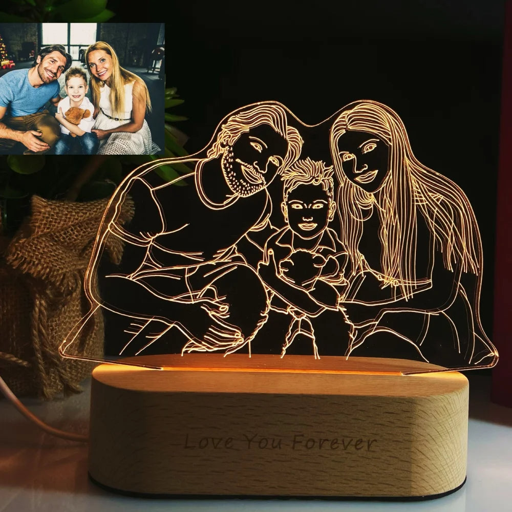 Customizable LED Gift Lamp