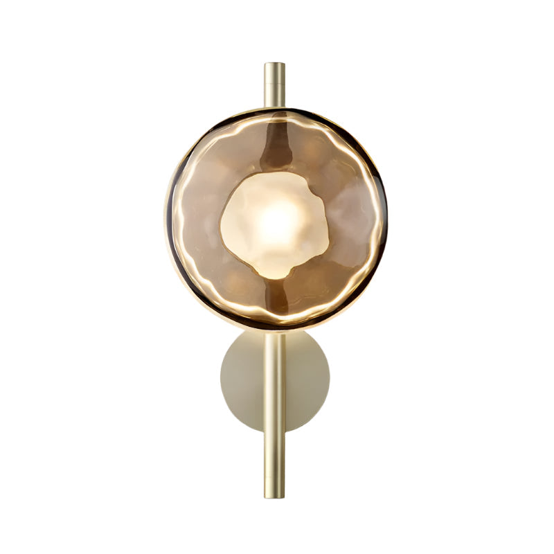 Round Glass Modern Wall Light