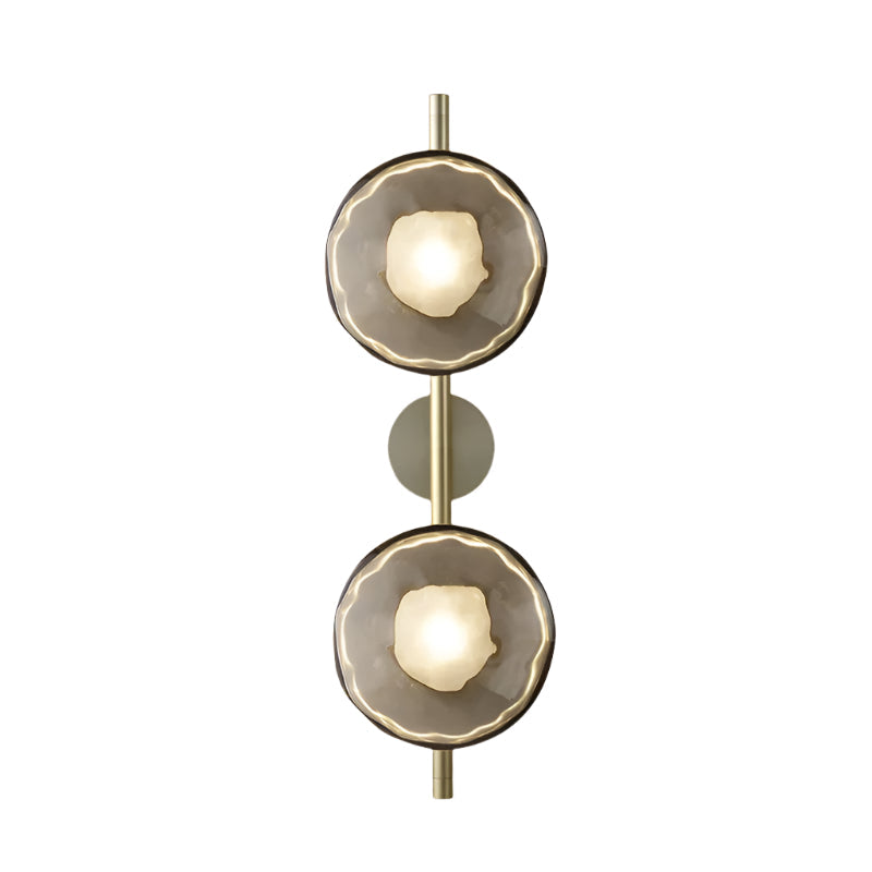 Round Glass Modern Wall Light