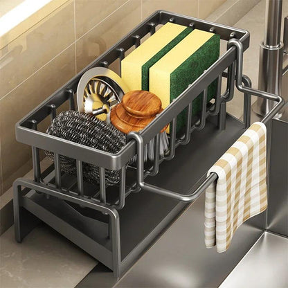 Compact Kitchen Sink Stainless Steel Dish Rack
