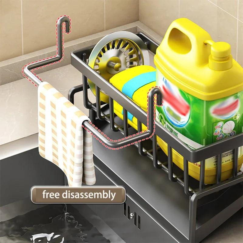 Compact Kitchen Sink Stainless Steel Dish Rack