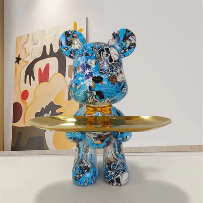 Colorful Bear Key Holder Figurine - Befez
