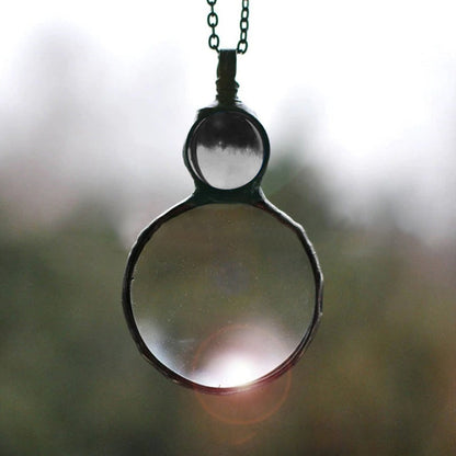 Befez | Classic Necklace with Large Magnifier Pendant