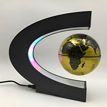Colorful Glow Globe with LED Light and Interactive Map - Befez