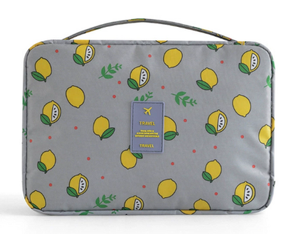 Portable Travel Toiletry Bag with Hook and Padded Protection