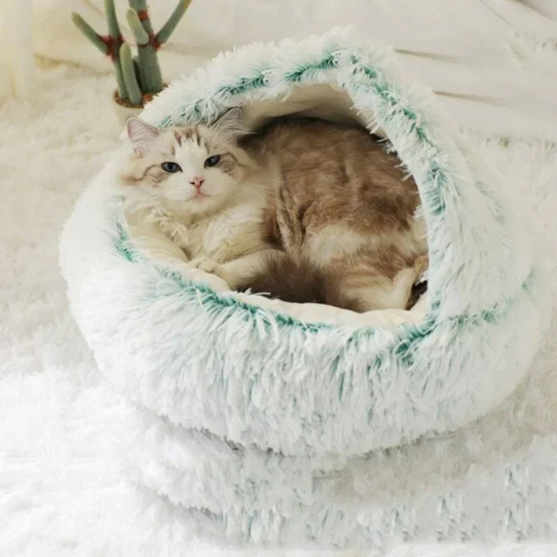 Pet Wicker Bed Basket for Cats and Dogs