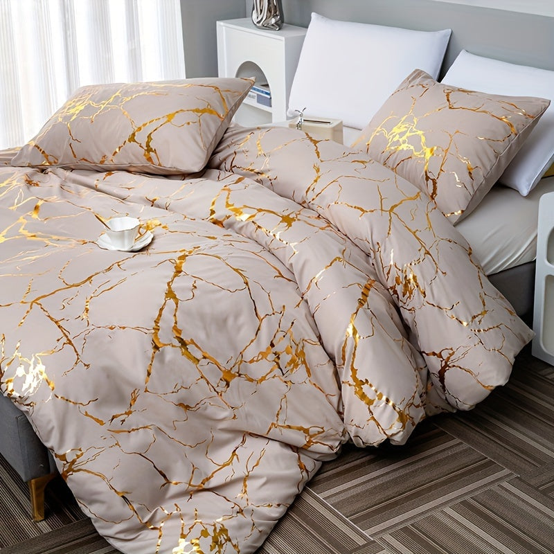 Soft Marble Bedding Duvet Cover Set - Befez