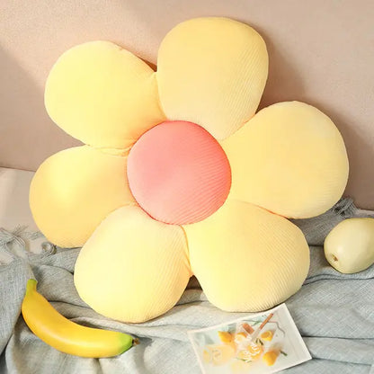 Soft Floral Patterned Chair Cushion