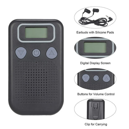 Easy to Use Personal Sound Amplifier for Seniors