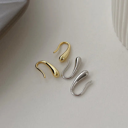 Delicate Sterling Silver Teardrop Earrings