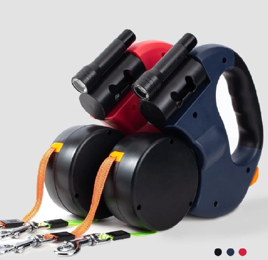 Easy Walk Dog Leash with Tangle Free Design