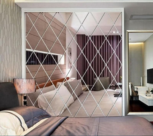 Stylish 3D Wall Mirror Triangle - Befez