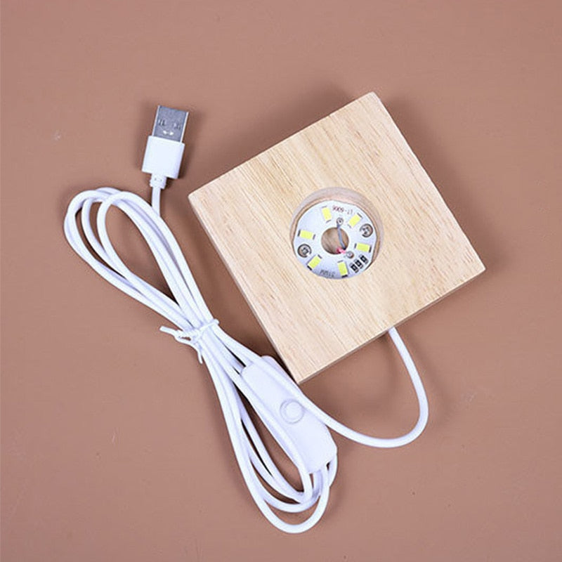 Colorful Glow Moon LED Night Light