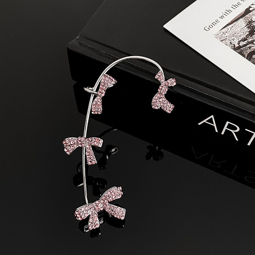 Simple Drop Bow Stud Earrings