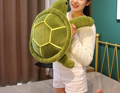 Cute Ocean Turtle Squishy Throw Pillow
