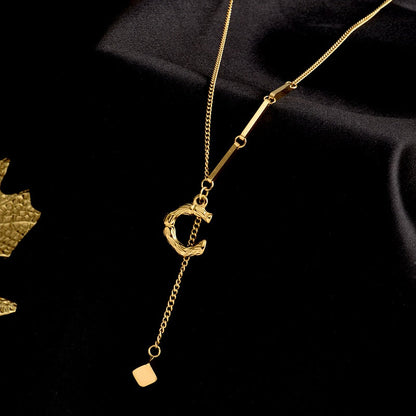 Personalized Initials Heart Necklace