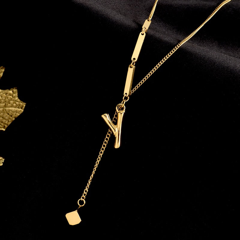 Personalized Initials Heart Necklace