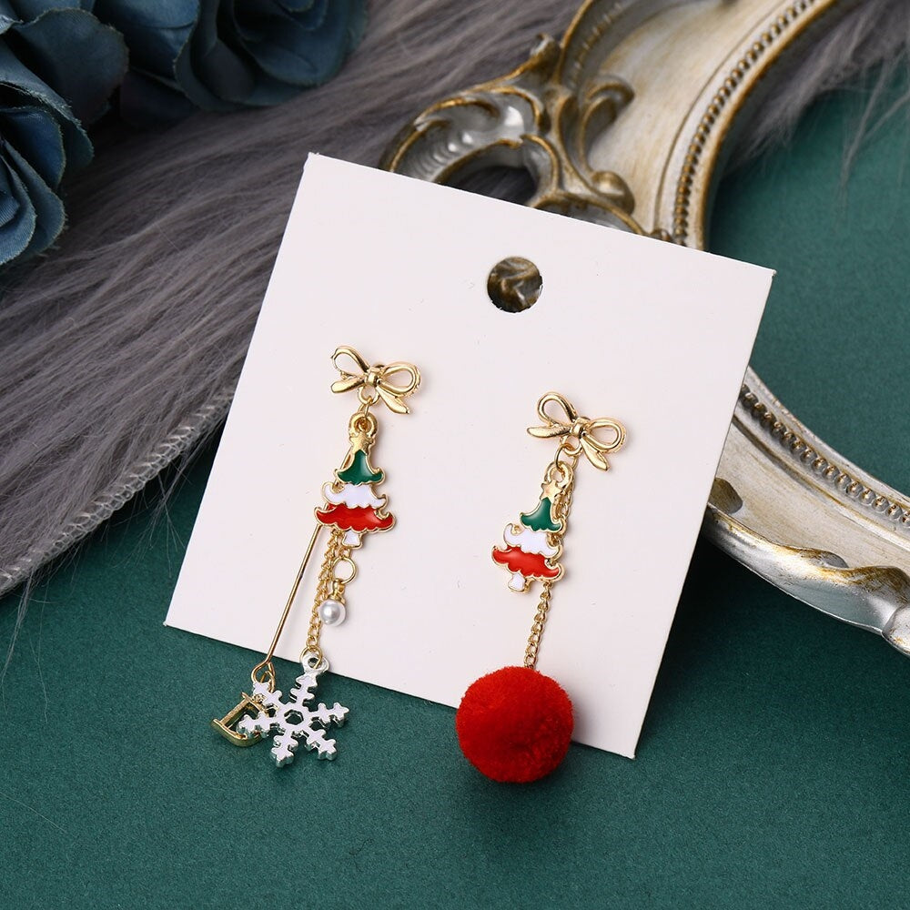 Fun Christmas Tree Earrings