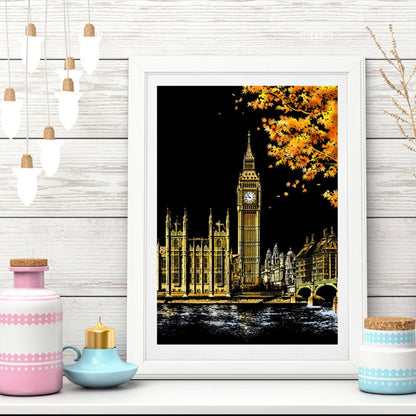 Colorful Create Your Own Scratch Art Kit