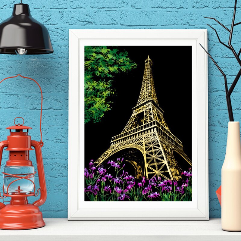 Colorful Create Your Own Scratch Art Kit
