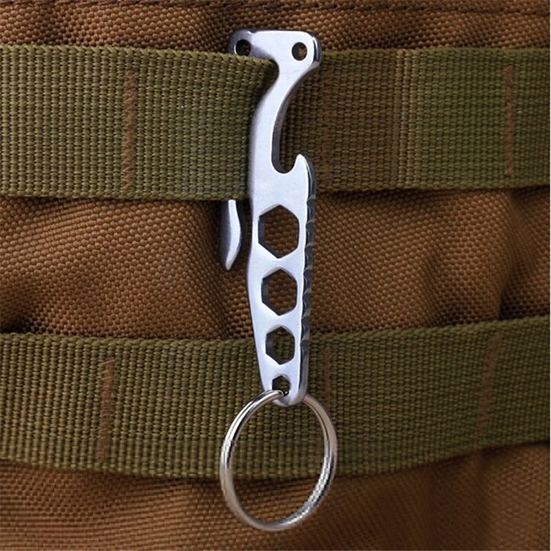 Practical 6-in-1 Pocket Multi Tool Keychain