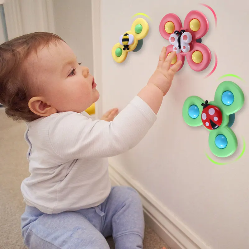 Fun Spin Top Toy Set 3 Piece Pack