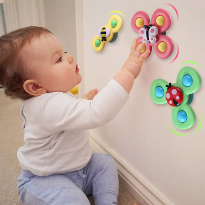 Fun Spin Top Toy Set 3 Piece Pack