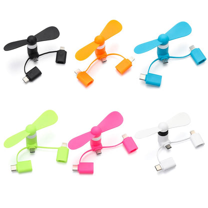 Compact Mini USB Phone Cooling Fan