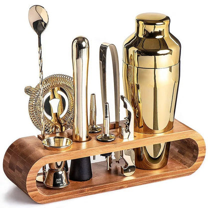 Premium 10pc Barware Cocktail Set for Home Mixing - Befez