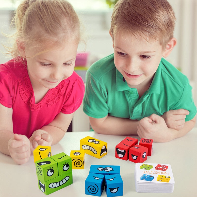 Befez | EcoToys SmartyBlocks | Natural Wooden Building Blocks Set