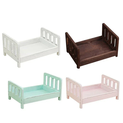 Rustic Wood Baby Photo Bed Prop