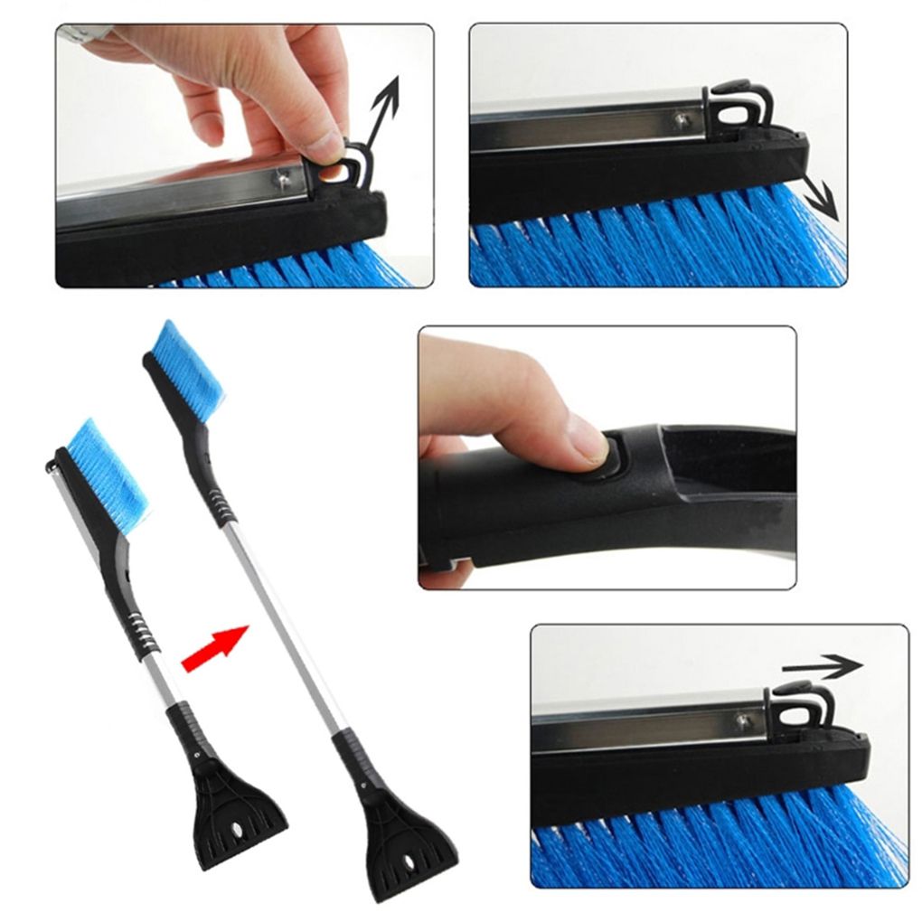 Heavy Duty Extendable Snow Brush Scraper