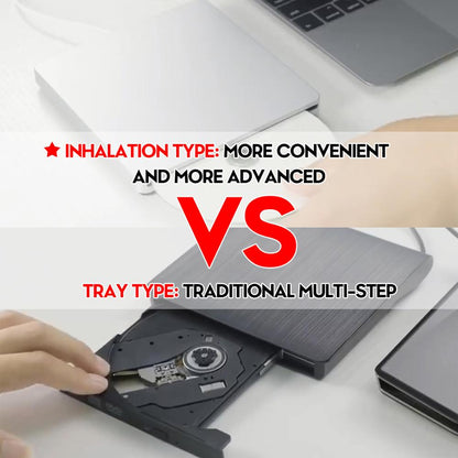 Compact USB DVD Burner for Laptops and Mac