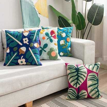 Natural Floral Pattern Cushions