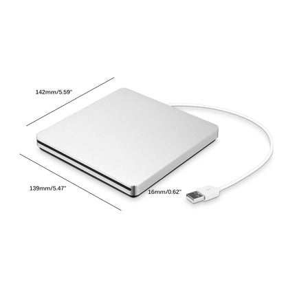 Compact USB DVD Burner for Laptops and Mac