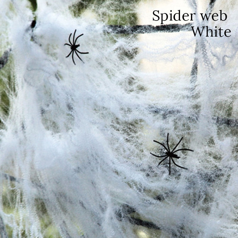 Spooky Fake Stretchy Web Halloween Decor - Befez