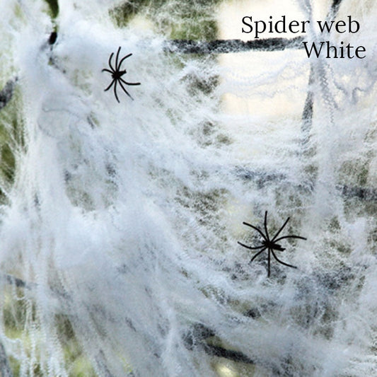 Spooky Fake Stretchy Web Halloween Decor - Befez