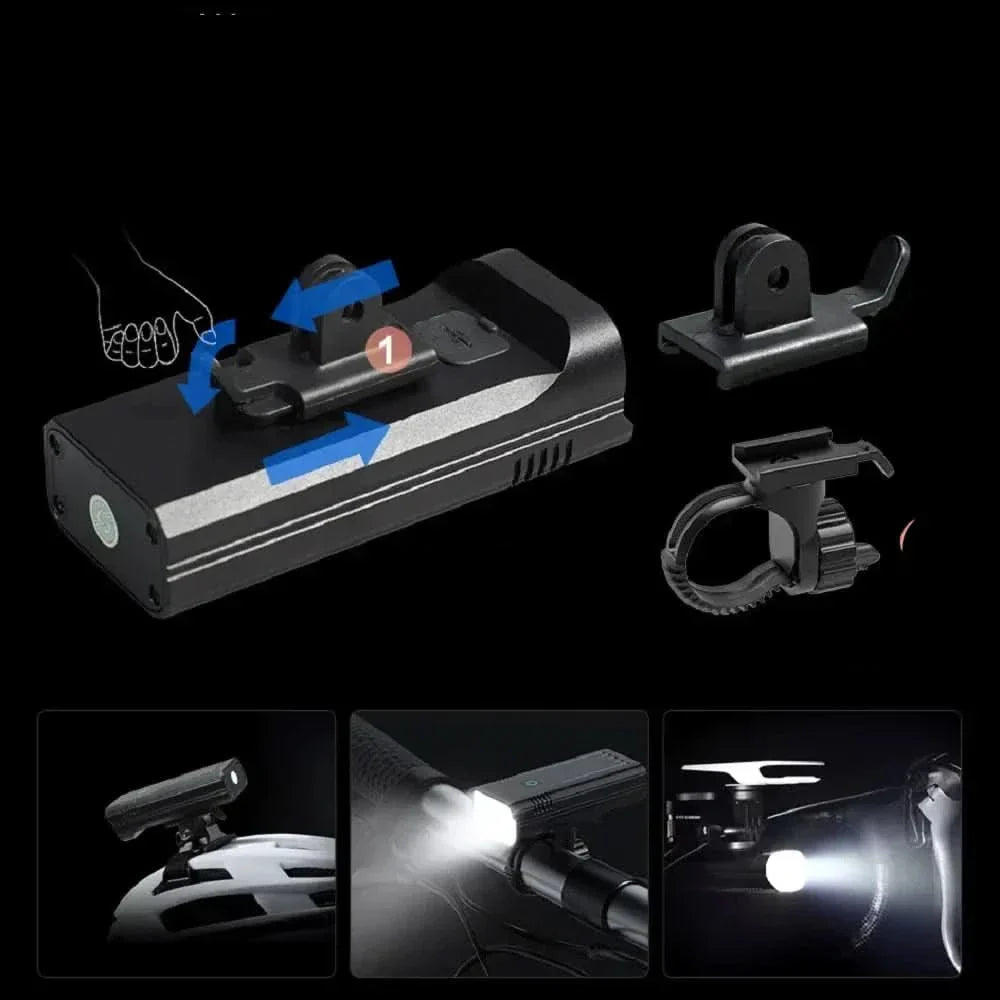 Bright 5000 Lumen Rechargeable Bicycle Front Light - Befez