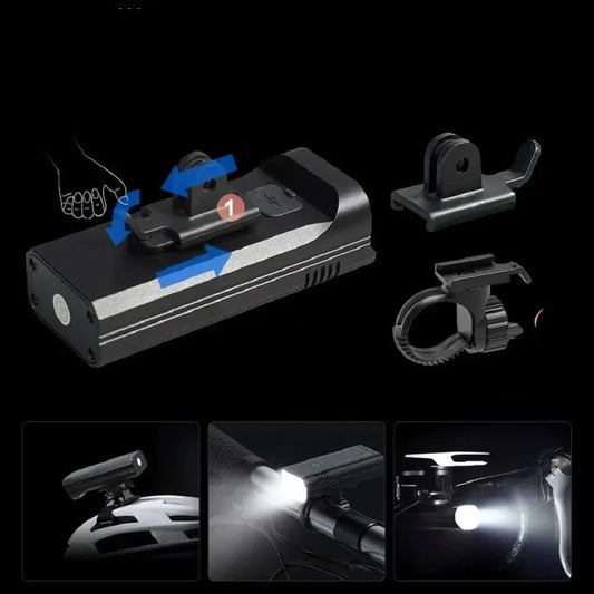 Bright 5000 Lumen Rechargeable Bicycle Front Light - Befez