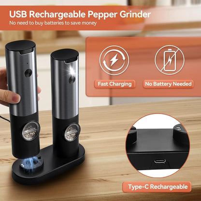 Premium Automatic Salt Pepper Grinder