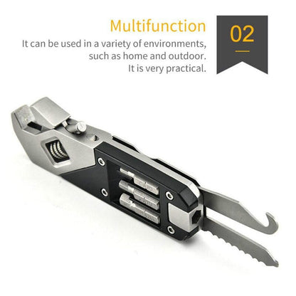 Premium Folding Stainless Steel Tool Kit Set