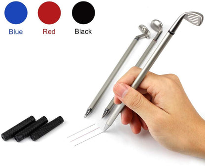 Compact Golf-Themed Pen Gift Set